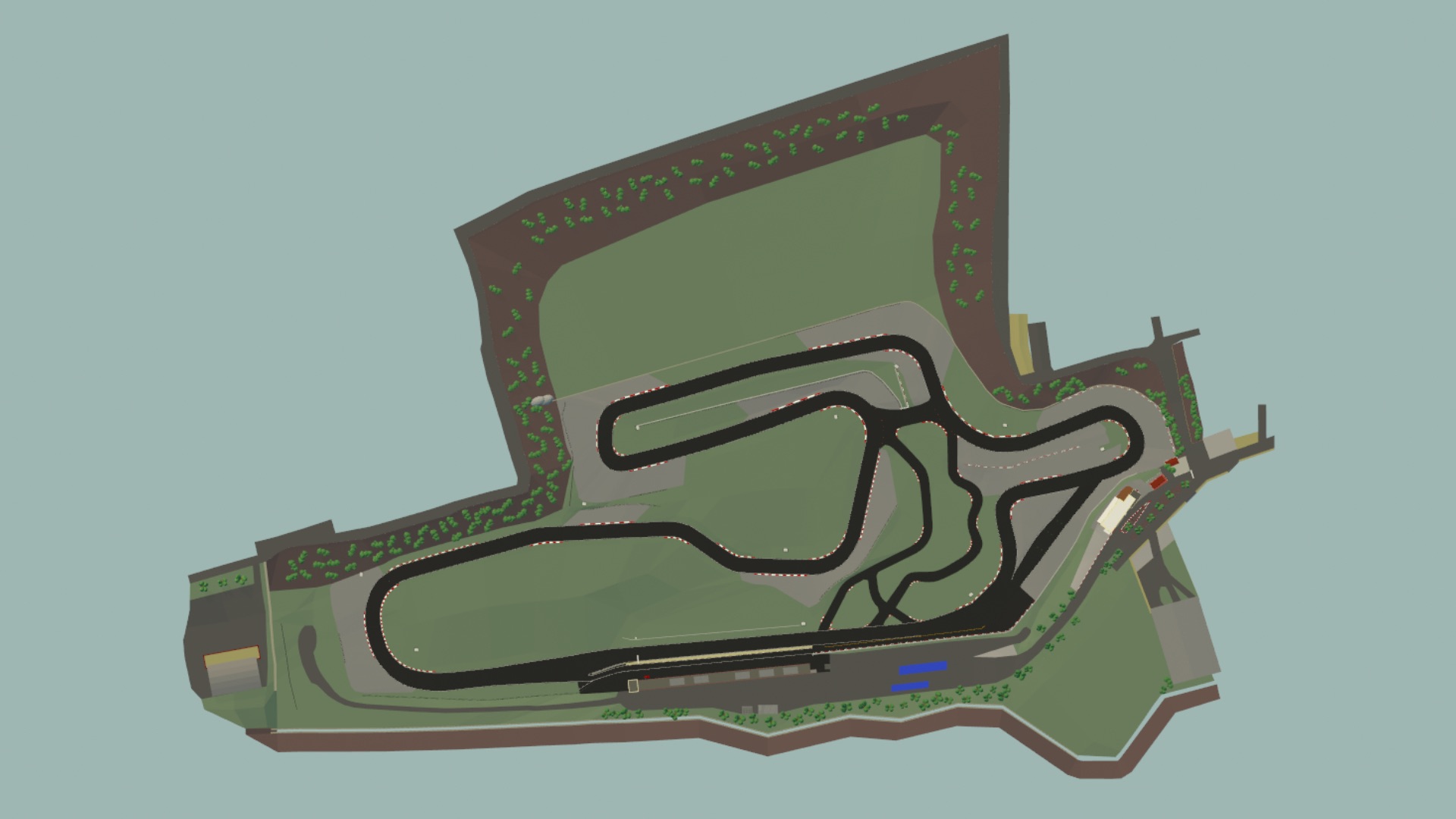 satelite view of the circuit